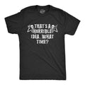 Mens That's A Horrible Idea What Time T Shirt Funny Halloween Party Skeleton Novelty Tee Mens Funny T Shirts Cool Tees...