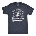 Mens The Fighting Firecrackers T Shirt Funny Fourth Of July Party Baseball Team Tee For Guys Mens Funny T Shirts Cool...