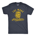 Mens The Mane Attraction T Shirt Funny Big Circus Lion Wordplay Joke Tee For Guys Mens Funny T Shirts Cool Tees Soft...