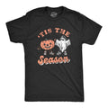 Mens Tis The Season T Shirt Funny Spooky Halloween Costume Lovers Tee For Guys Mens Funny T Shirts Cool Tees Soft Stylish...
