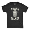 Mens Trash Talker T Shirt Funny Sarcastic Talking Garbage Can Graphic Novelty Tee for Guys Mens Funny T Shirts Cool Tees...