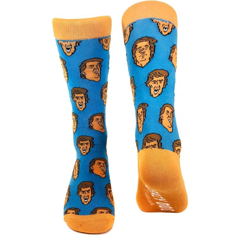 Trump Face Socks Funny President Political Maga Novelty Footwear Funny Socks Comfortable Fitted Spandex Cotton T-Shirts, Hoodie, Sweatshirt