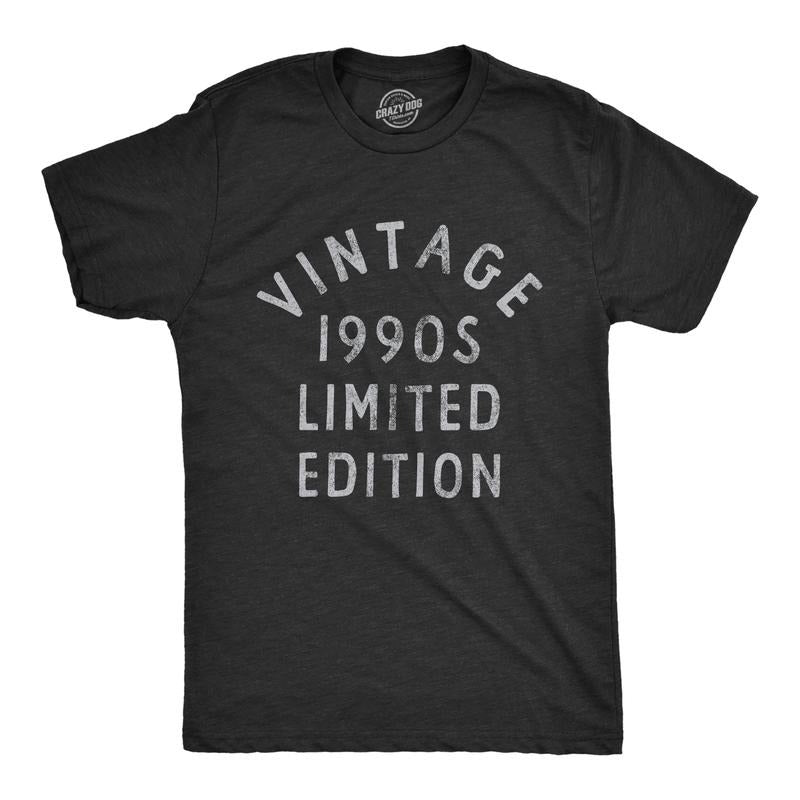 Vintage 1990s Limited Funny Cool 1990 Classic Guys Funny Cool Soft Casual Black T-Shirts, Hoodie, Sweatshirt