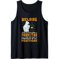 Mens Welding Saved Me From Being A Pornstar Funny Welder Gift Tank Top T-Shirts, Hoodie, Sweatshirt | GrindPrints.com