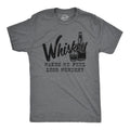 Mens Whiskey Makes Me Feel Less Murdery T Shirt Funny Drinking Tee Hilarious Saying Mens Funny T Shirts Cool Tees Soft...