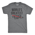 Mens Worlds Greatest Father Farter T Shirt Funny Gift for Dad Sarcastic Humor Mens Funny T Shirts Cool Tees Soft Stylish...
