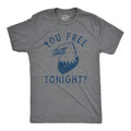 Mens You Free Tonight T Shirt Funny Fourth Of July Bald Eagle Date Freedom Joke Tee For Guys Mens Funny T Shirts Cool...