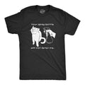 Mens Your Spray Bottle Will Not Deter Me Tshirt Funny Pet Cat Kitty Lover Novelty Tee Mens Funny T Shirts Cool Tees Soft...