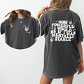 Mentally Stable Funny Skeleton Powerful Comfort Colors Crew Neck T-Shirts, Hoodie, Sweatshirt