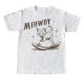 Meowdy Cute Kitten Cat Country Western Vintage T-Shirt, Retro 90s Cowgirl Rodeo Life Shirt, 2000s Cowboy Ranch Farm Life...