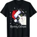 Meowy Catmas Christmas And Happy New Year Cat Lover Ugly T-Shirt Hoodie, Sweatshirt | GrindPrints.com