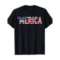 'Merica - Patriotic Flag USA United States America Novelty T-Shirt Made in USA Hoodie, Sweatshirt | GrindPrints.com