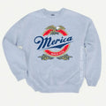 Merica Beer Sweatshirt T-Shirts, Hoodie | GrindPrints.com