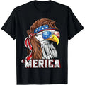 Merica USA American Flag Patriotic 4th July Bald Eagle Made Usa T-Shirts, Hoodie, Sweatshirt