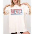 Merica America Retro Checkered Independence Day USA 4th July Fourth July Comfort Colors Patriotic Independence Day Fourth July 4th July America USA T-Shirts, Hoodie, Sweatshirt