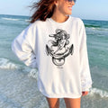 Mermaid Anchor Sweatshirt Womenswear T-Shirts, Hoodie | GrindPrints.com