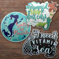 Mermaid Sticker Pack T-Shirts, Hoodie, Sweatshirt | GrindPrints.com