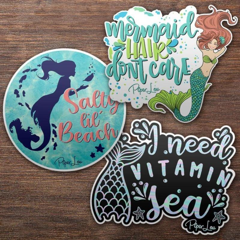 Mermaid Sticker Pack T-Shirts, Hoodie, Sweatshirt | GrindPrints.com