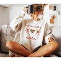Merrier with a Martini Sweatshirt, Expresso Martini Sweatshirt, Funny Christmas Holiday Cocktail Gift, Martini Bow...
