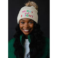 Merry & Bright Beige Beanie T-Shirts, Hoodie, Sweatshirt | GrindPrints.com