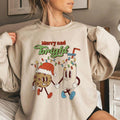 Merry Bright Retro Santa Cookies Milk Merry Bright T-Shirts, Hoodie, Sweatshirt