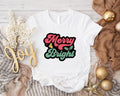 Merry And Bright Shirt, Unisex Christmas T-Shirt, Merry Christmas Tee, Cute Xmas Party Gift Tee, Trendy Winter Holiday...