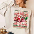 Merry Christmas And Happy Holiday, Retro Christmas, Funny Christmas Movies 90s Shirt Hoodie, Sweatshirt | GrindPrints.com