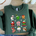 Merry Christmas Dentist Sweatshirt, Christmas Dentist Matching Shirt, Christmas Gift For Dentist, Pediatric Dentist,...