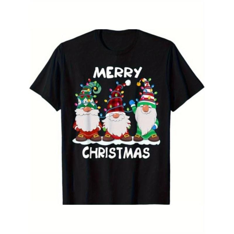 Merry Christmas Gnomes Xmas Family Men T-Shirt Made in USA Hoodie, Sweatshirt | GrindPrints.com