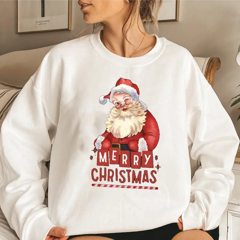 Merry Santa Shirt Santa Funny Santa Shirt Xmas Santa Claus Xmas Spirit Cheer T-Shirts, Hoodie, Sweatshirt
