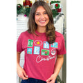 Merry Christmas Stamps Graphic Shirt Hoodie, Sweatshirt | GrindPrints.com