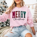 Merry Cute Buff@Lo Plaid Family Winter Xmas Woman Xmas Shirt T-Shirts, Hoodie, Sweatshirt