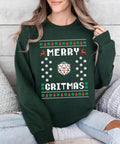 Merry Critmas DND Dungeon Master RPG Gamer Player D20 Tabletop Rpg D20 Dungeons Dragons T-Shirts, Hoodie, Sweatshirt