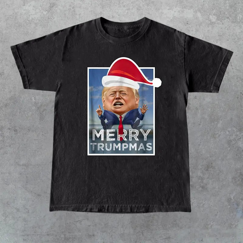 Merry Trumpmas Donald Trump Merry Christmas Shirt for Unisex, Gift for Fan, Gift for Her, Gift for Him Hoodie, Sweatshirt