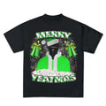 Mery Yeatmas Green Santa Yeat Christmas Graphic Rap Tee Shirt Streetwear Menswear Top Hoodie, Sweatshirt | GrindPrints.com