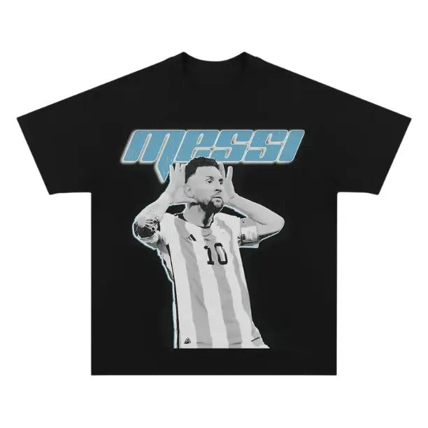 Messi Y2k T-Shirt, Messi Graphic Tees, Unisex Soccer Shirt, Sport Merch, Gift For Fan, Cotton comfort Menswear Womenswear...