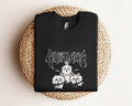 Metal Chiikawa Embroidered Sweatshirt, USAGi, Anime Shirt Hoodie | GrindPrints.com