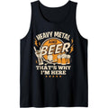Metalhead Heavy Metal and Beer That's Why I'm Here Punk Rock Tank Top T-Shirts, Hoodie, Sweatshirt | GrindPrints.com