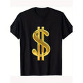 Metallic Gold Money Sign Dollar Bills Moolah 220g 100% Cotton Made Usa T-Shirts, Hoodie, Sweatshirt