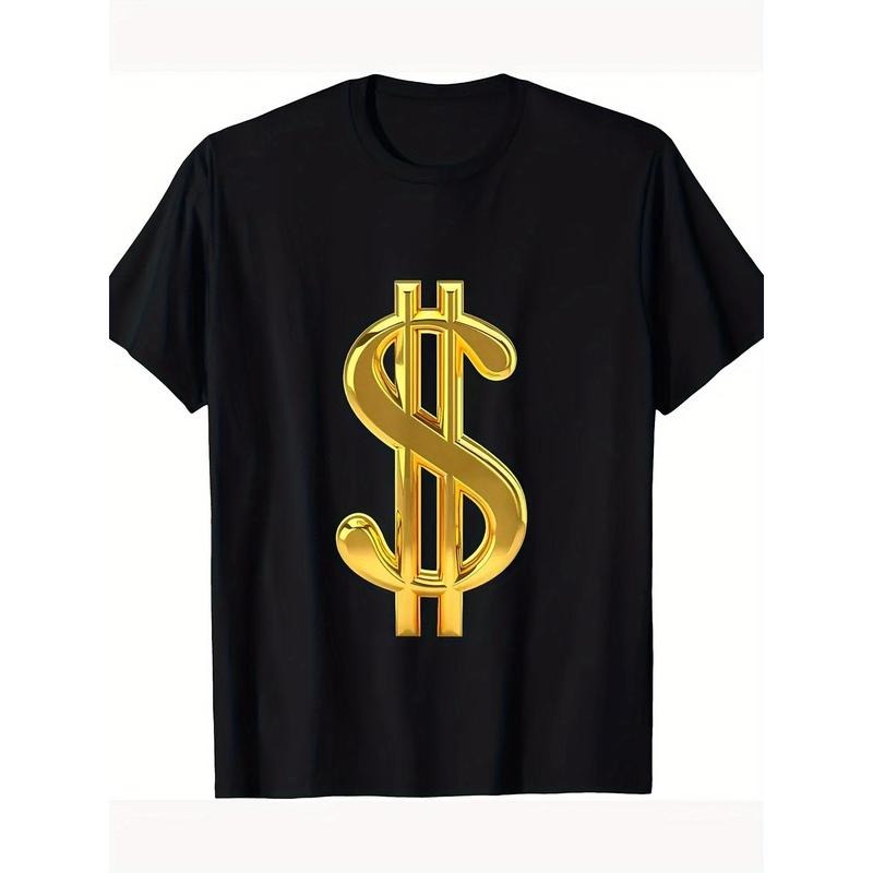 Metallic Gold Money Sign Dollar Bills Moolah 220g 100% Cotton Made Usa T-Shirts, Hoodie, Sweatshirt