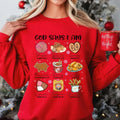Mexican Christmas Sweatshirt, God Says I Am Sweater, Merry Christmas Shirt, Christian Bible Shirt, Jesus Tee, Unisex Long...