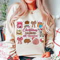 Mexican Christmas Tshirt Sweatshirt, Coquette Christmas Tis The Season Shirt, Pan Dulce Christmas Tree, Unisex Sweater...