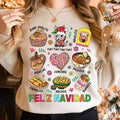 Mexican Feliz Navidad Sweatshirt, Christmas Tis The Season, Mexican Christmas Shirt, Tamale Pan Dulce Pink Christmas,...