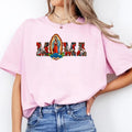 Mexican Mama Shirt, Mexican Mom With Virgen De Guadalupe Tshirt, Latin Culture Mom Tee, Mothers Day Gift, Regular Fit...