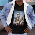Michael Myers and Jason Voorhees Step Brothers Movie Funny T-Shirts, Brothers Family Portrait, Horror Movie Characters...