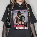 Michael Myers and Jason Vorhees Step Brothers Shirt Horror Halloween Shirt Halloween Movie Shirt Hoodie, Sweatshirt