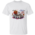 Michellob Ulltra beer Tshirt, Skeleton Pumpkin Shirt, Pumkin Tee, Halloween Shirt, Unisex Classic Cotton Tee with Graphic...