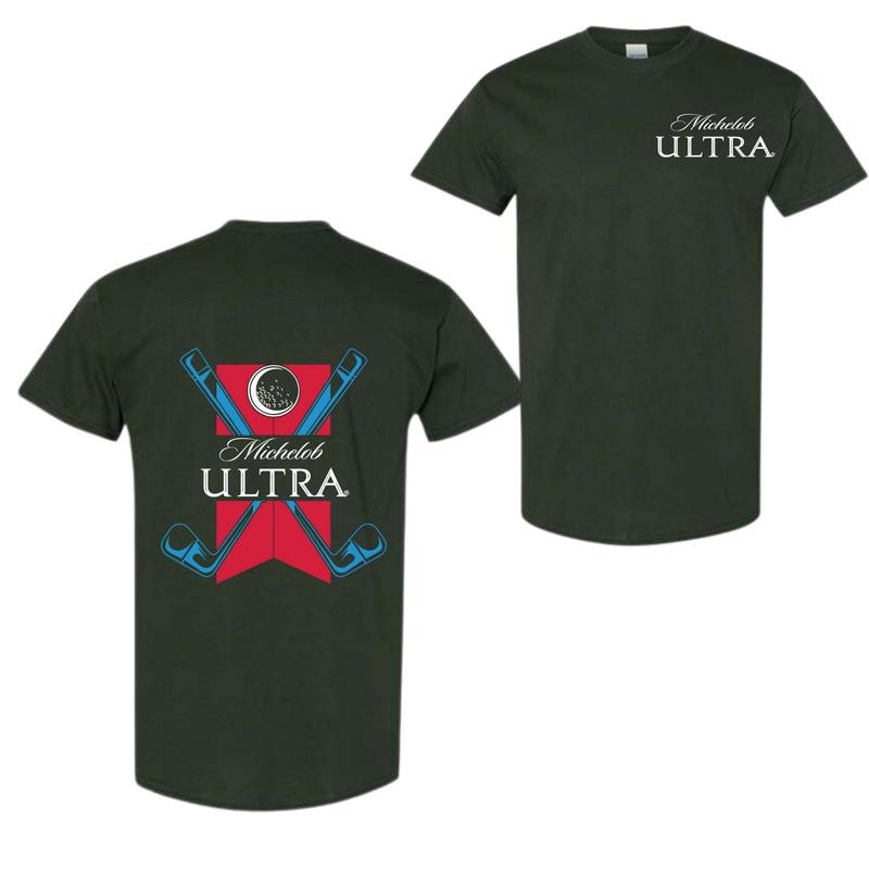 Michelob Ultra Golf Club Tee 2 Side 2 Side Tshirt - Full Color - Casual Shirts Hoodie, Sweatshirt | GrindPrints.com