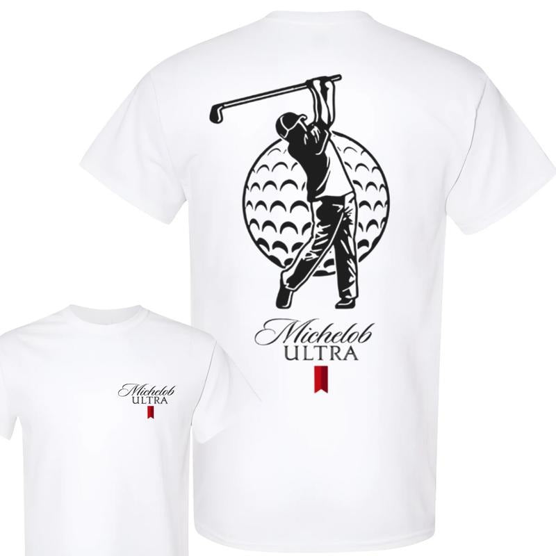 Michelob Ultra Golf Double Side Full Color Tops Him Her Michelob Ultra T-Shirts, Hoodie, Sweatshirt