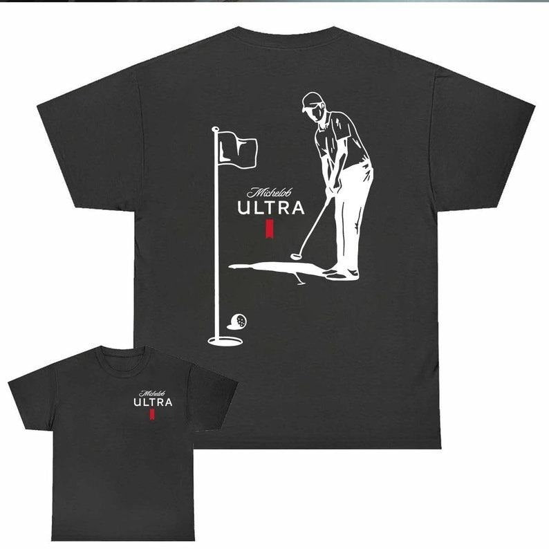 Michelob Ultra Golfing Front Back Print Michelob ULTRA Golf Player Beer Michelob ULTRA Golf Beer Casual T-Shirts, Hoodie, Sweatshirt